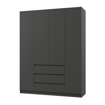 Шкаф Мадера ЛДСП графит