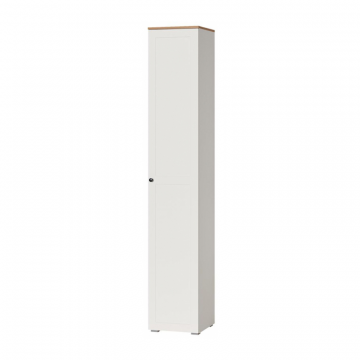 Шкаф Опра 13.227 белый PE шагрень / дуб золотой craft