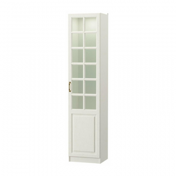 Витрина Ливерпуль белый / ясень ваниль НМ-1012-100