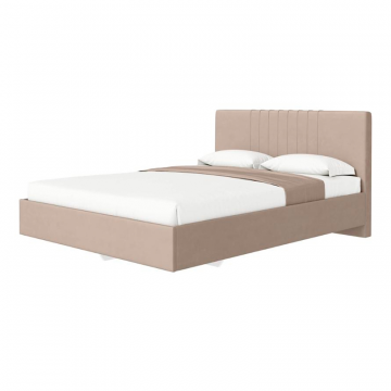 Кровать с латами Соло 140*200, Светло-бежевый