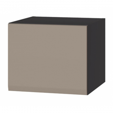 Шкаф навесной Сейдиль 16.314.04 антрацит / веллюто капучино