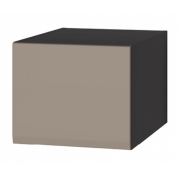 Шкаф навесной Сейдиль 16.314.03 антрацит / веллюто капучино