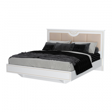 Вилла Кровать 1600 мягкая с подъемным механизмом (Белый)