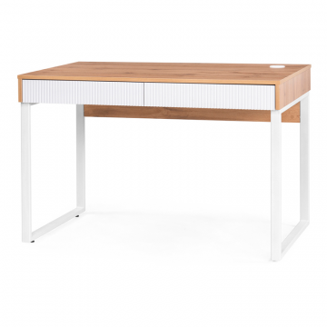 Письменный стол Реус 115х70х77 дуб вотан / белый