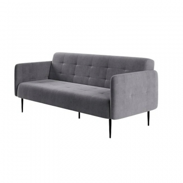 Monaco диван-кровать прямой с подлокотниками, трехместный, бархат 03