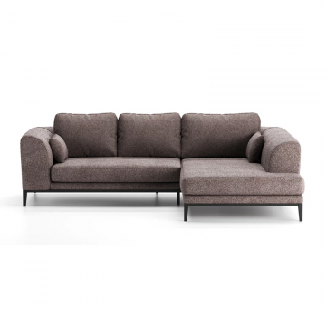 Диван с длинным подлокотником Nelly правый угол Гармония букле col.04