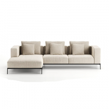 Диван угловой Loft левый угол Гармония букле col.02