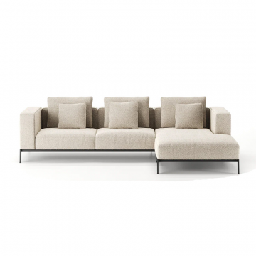 Диван угловой Loft правый угол Гармония букле col.02