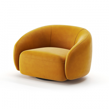 Кресло с вращающимся механизмом Polly Grand 525