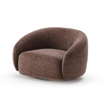 Кресло с вращающимся механизмом Polly Milano 20 Granite