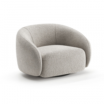 Кресло с вращающимся механизмом Polly Гармония букле col.01