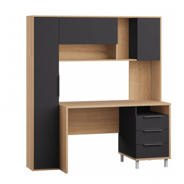 Компьютерный стол Комфорт 12.95 N дуб сонома / темно-серый