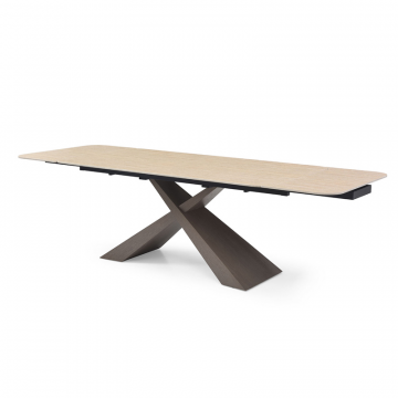 Стол раскладной Torino 180-260, песочная керамика