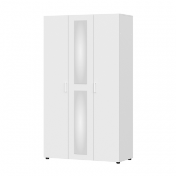 Шкаф трехстворчатый Валенсия белый текстурный