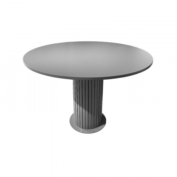 Стол Джесси серый с фланцем