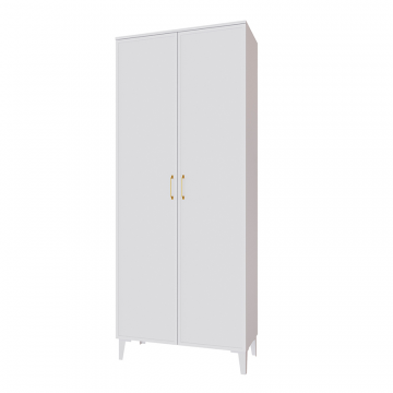 Шкаф 2-х створчатый Толедо ТШ-30, Белый
