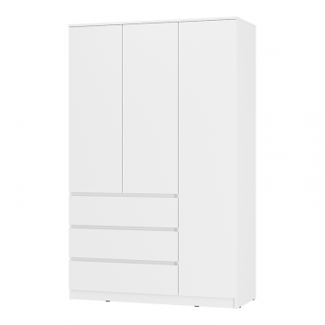 Шкаф 3-х створчатый Симпл ШК-08, Белый