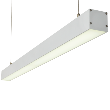 Линейный подвесной светильник, 1200 мм, 4000 К, 24 Вт, белый