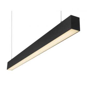 Линейный подвесной светильник, 1200 мм, 4000 К, 24 Вт, черный