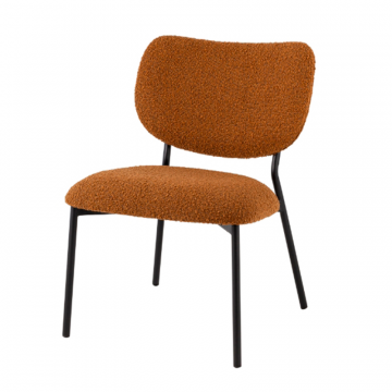 Кресло лаунж Jamie горчичный