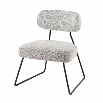 Кресло лаунж Kate серый