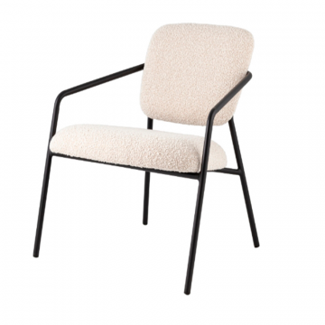 Кресло лаунж Rooney белый