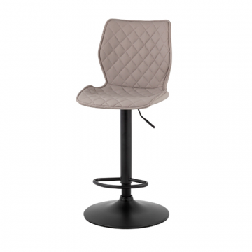 Стул барный Dome экокожа серый