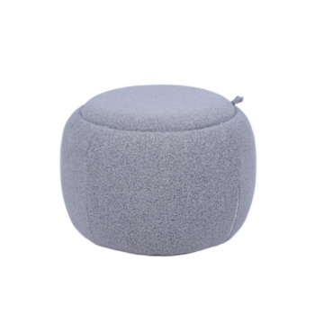 Пуф-столик Люкке с ящиком серый