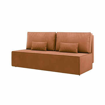 КОРСО ЛАЙТ Диван прямой терракотовый