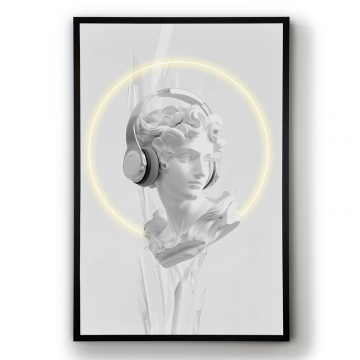 Картина Busto белый LED 80X120