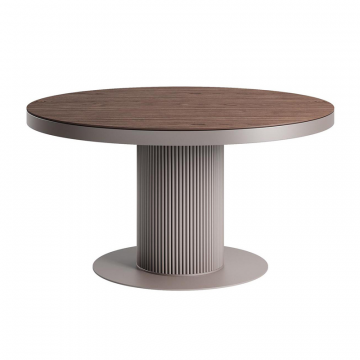 Обеденный стол Вельвет-Ф круглый  1500x750, Шпон дуба