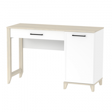 Стол туалетный Аурелио 43, Блэквуд Сатиновый, Белый