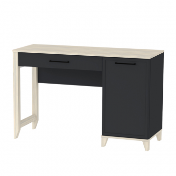 Стол туалетный Аурелио 43, Антрацит; Блеквуд Сатиновый