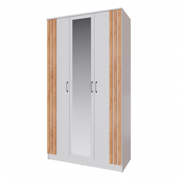 Шкаф Кано КПШ-2, Белый, Дуб крафт золотой