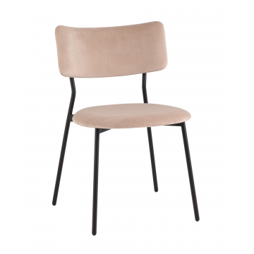 Стул Амелия велюр бежевый
