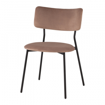 Стул Амелия велюр коричневый