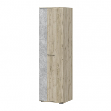 Шкаф Вальс ШК-600 дуб крафт серый / бетонный камень