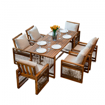 Комплект стол+стулья GRAND MICHELLE бежевый