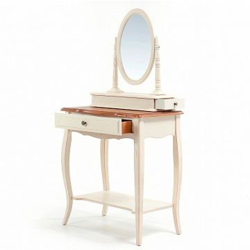 Туалетный столик с овальным зеркалом 
