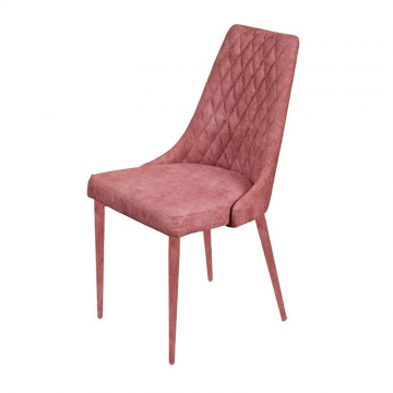 Стул CONNOR LUXE, бархат пудровый 15/конус