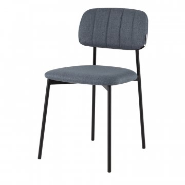 Стул Майло рогожка серо-синий