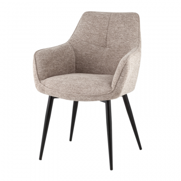 Стул обеденный Lynet рогожка светло-коричневый