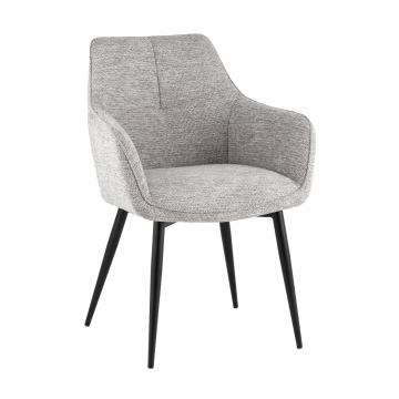 Стул обеденный Lynet рогожка светло-серый