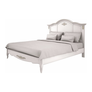 Кровать с жесткой спинкой 160*200 