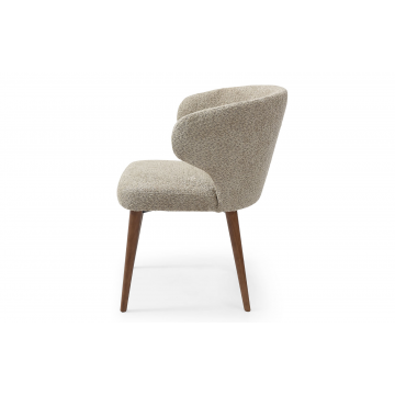 Стул Simona, песочный/орех