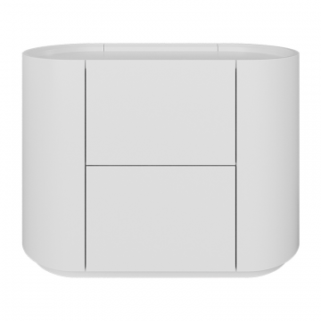 Тумба прикроватная Lagom 2 ящика ширина 60 см (белый)