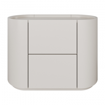 Тумба прикроватная Lagom 2 ящика ширина 60 см (дымка)