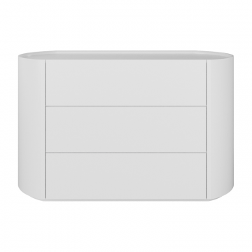 Комод Lagom 3 ящика ширина 120 см (белый)