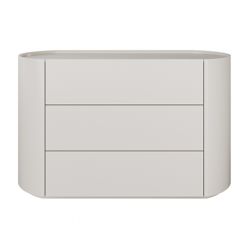 Комод Lagom 3 ящика ширина 120 см (дымка)