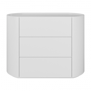 Комод Lagom 3 ящика ширина 100 см (белый)